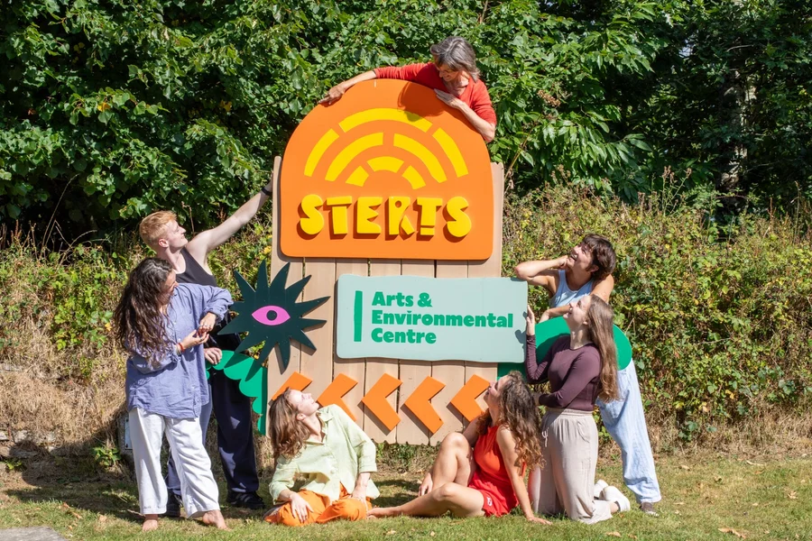 The entrance to Sterts Arts & Environmental Centre, home of the Our Stories, Our Sterts heritage project