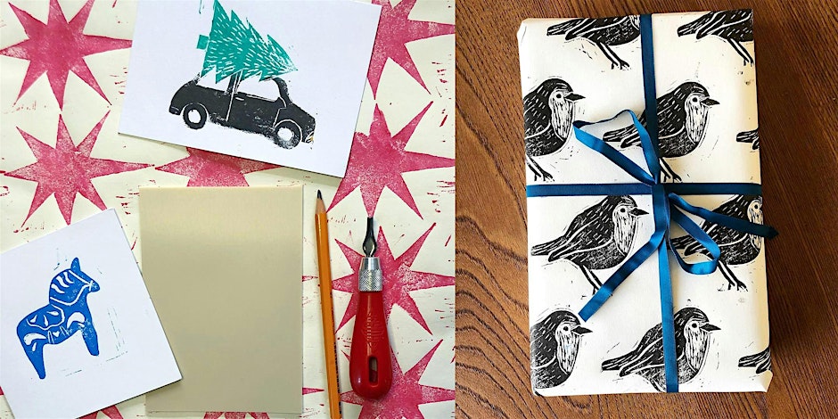 Festive Block Printing Workshop with Linnet Workshops